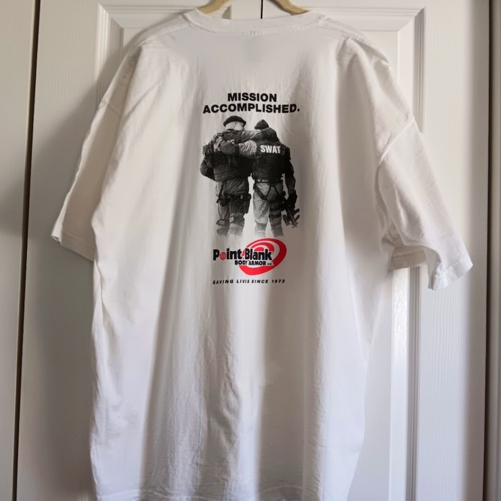 Point Blank Body Armor Vintage 90s T Shirt - Picture 4 of 8